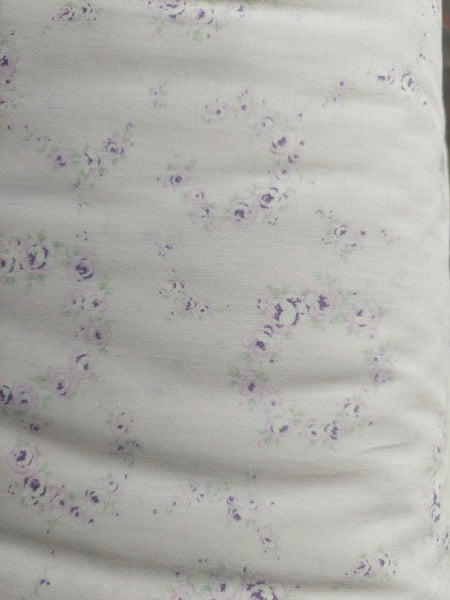 Princess Rose fabric by Lecien 30163-110 lavender