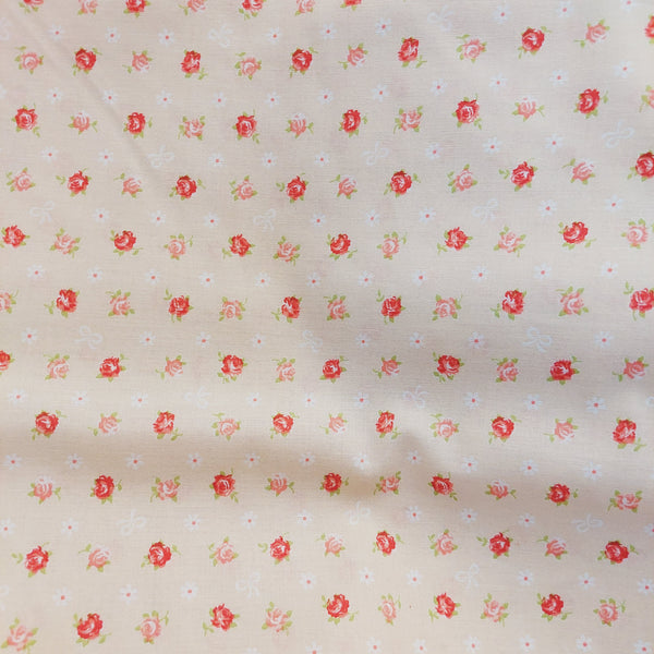 Romantic Memories cotton fabric by Quilt Gate AP8787-13A Ivory background