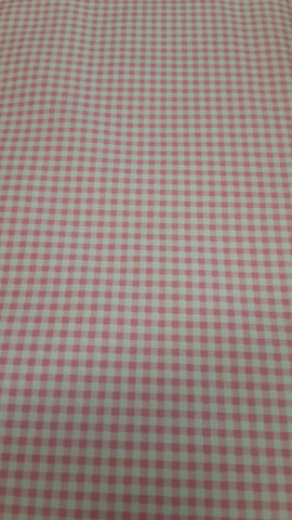 Gingham cotton fabric by Lakehouse Dry  Goods  LH07008petal
