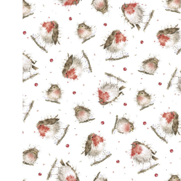 Warm Wishes 6312-UW by Maywood Studios Cotton Fabric Birds